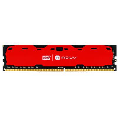 

Память GOODRAM 8 GB DDR4 2400 MHz Iridium Red (IR-R2400D464L15S/8G)