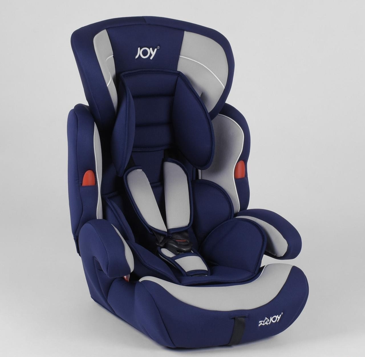 

Автокресло JOY NB-5222 цвет бело-синий, универсальное от 9 до 36 кг, с бустером