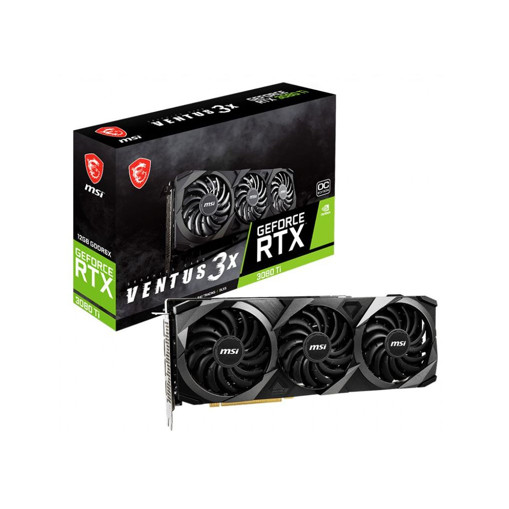 

Видеокарта MSI GeForce RTX3080Ti 12Gb VENTUS 3X OC (RTX 3080 Ti VENTUS 3X 12G OC)