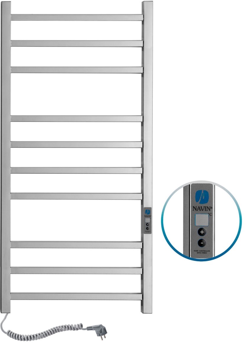 

Полотенцесушитель электрический NAVIN Loft 500х1000 Digital (10-043152-5010) левый