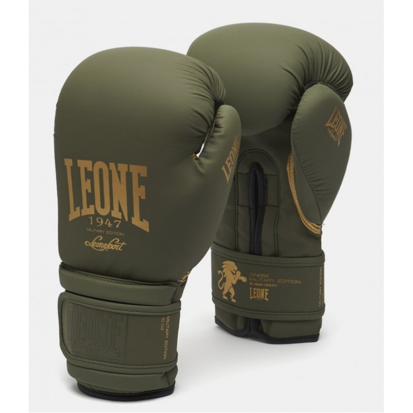 

Боксерские перчатки Leone Mono Military 12 унций Зеленые (2737_500119)