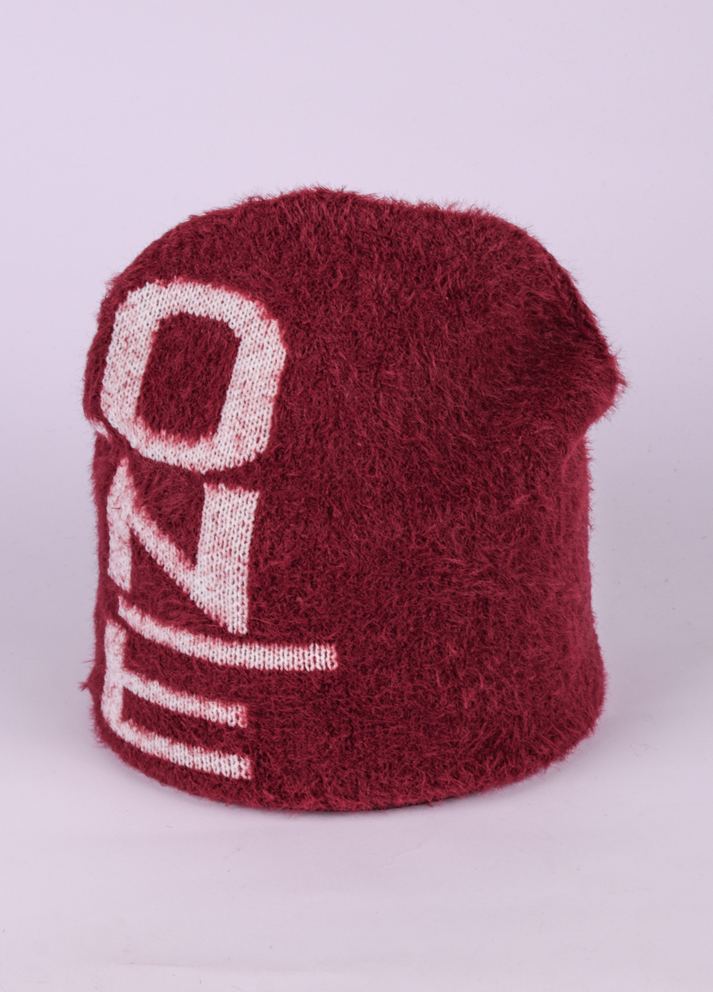 

Шапка женская "One" . Цвет: Бордо