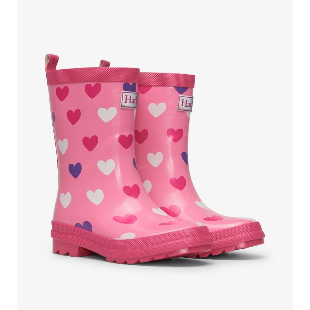 

Гумові чоботи Hatley Scattered Hearts 11 рожевий 28 (F21SHK1366)