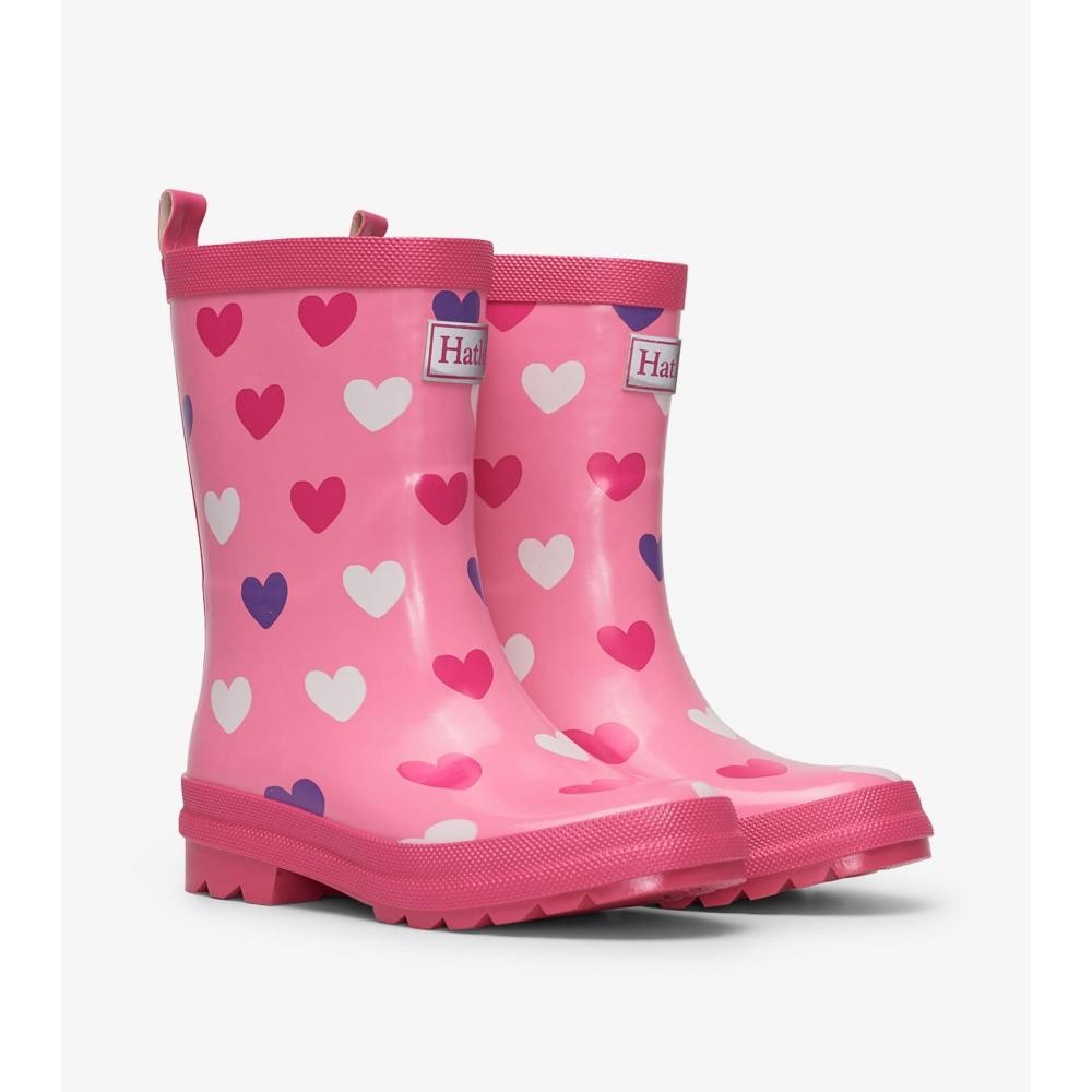 

Гумові чоботи Hatley Scattered Hearts 8 рожевий 24 (F21SHK1366)