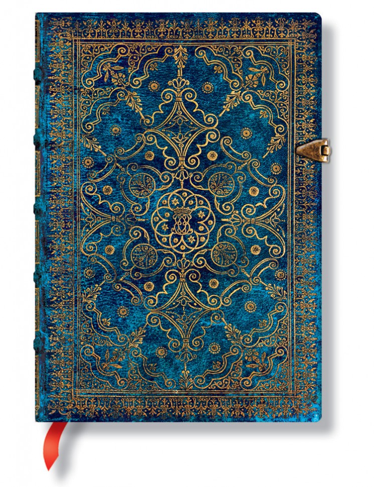 

Блокнот Paperblanks Еквінокс Лазурний середній 13 х 18 см в лінію