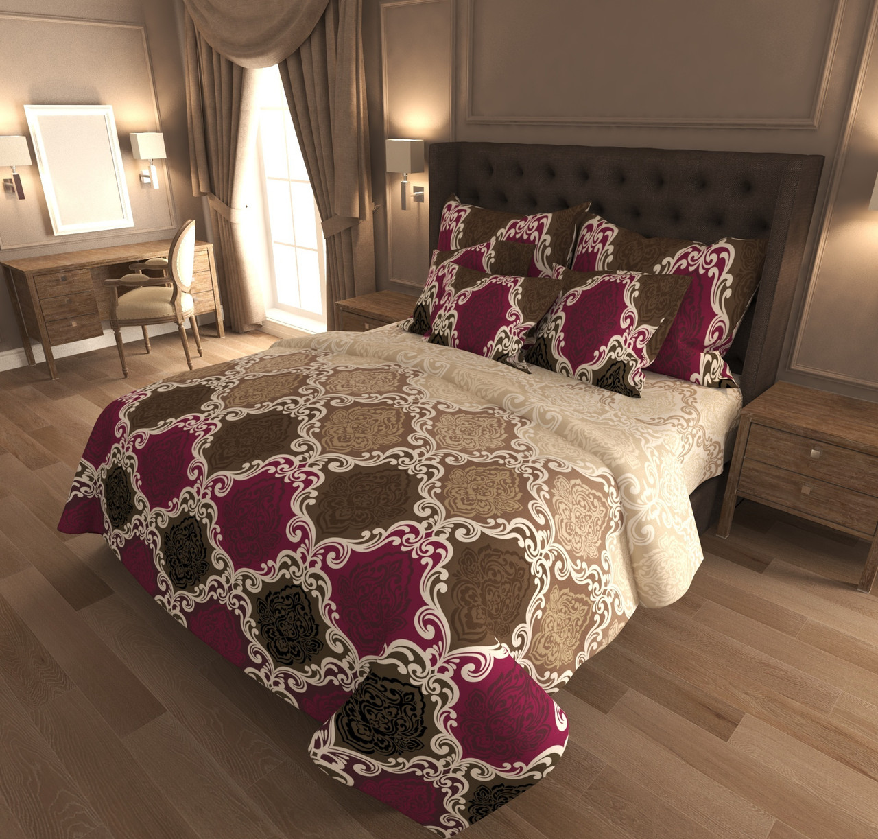 

Комплект постельного белья Krispol двуспальный GOLD LUX 180х220 (420.157424)