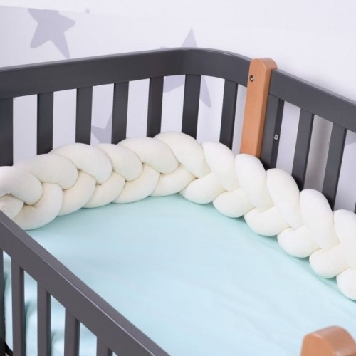 

Защита в кроватку Бампер-коса Baby Veres Milk 120х15 см