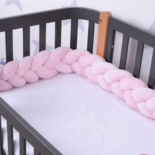 

Защита в кроватку Бампер-коса Baby Veres Pink Light 120х15 см