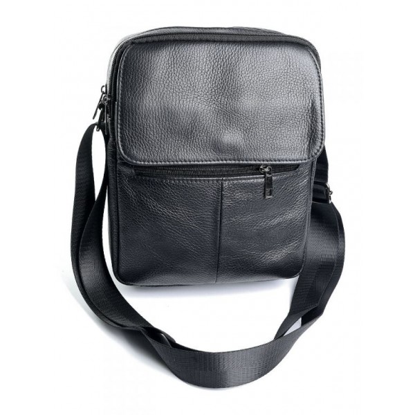 

Мужская сумка из натуральной кожи BagMan 2204 Black