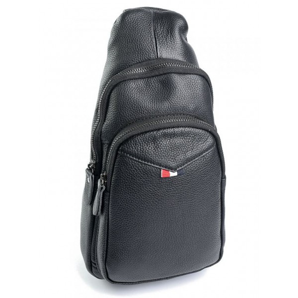 

Кожаный слинг мужской BagMan 527 Black