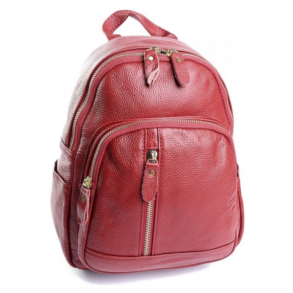 

Рюкзак кожаный женский M-Bag 167 Red