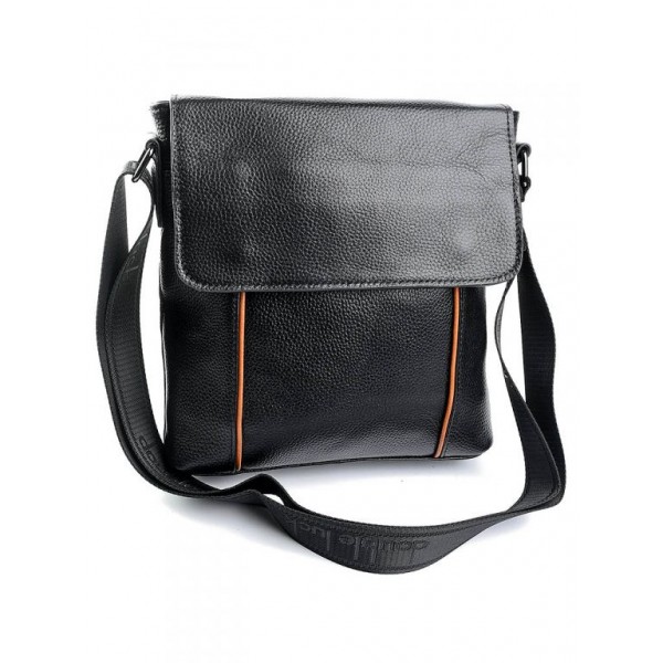 

Сумка кожаная мужская BagMan WY-3301 Black