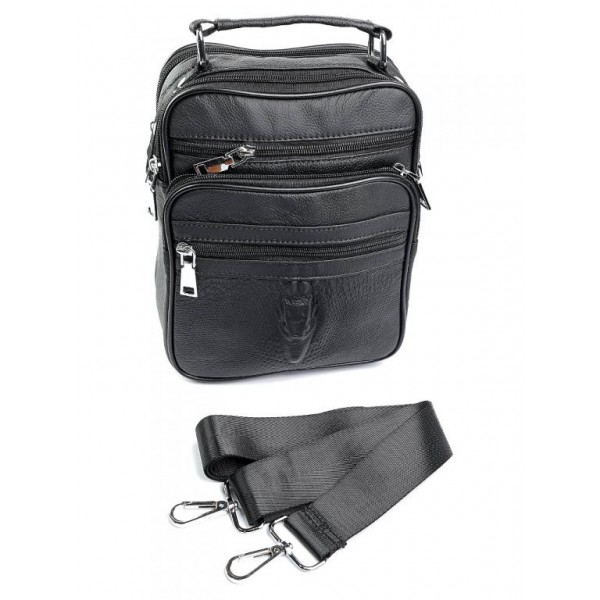 

Сумка-борсетка мужская кожаная BagMan SL305-1 Black