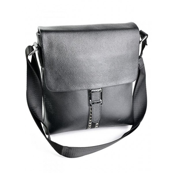 

Мужская сумка из натуральной кожи BagMan 8805LY Black