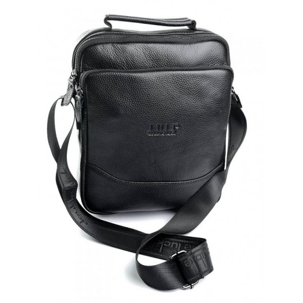 

Сумка из кожи мужская BagMan 1822 Black