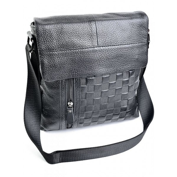 

Мужская сумка-планшет из кожи BagMan LY-8141 Black
