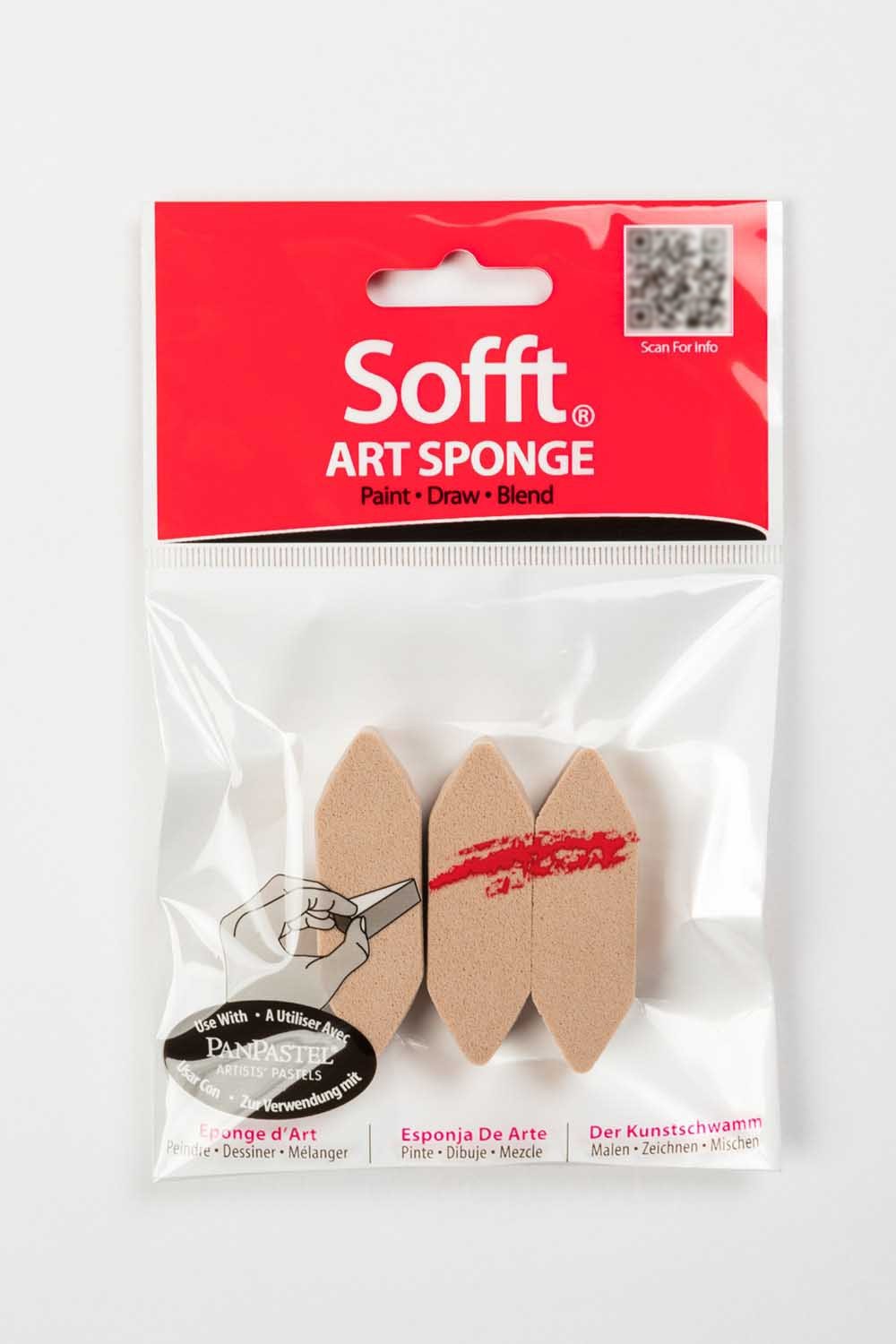 

Губка для сухой пастели Sofft Tools Sponge Bar - Point