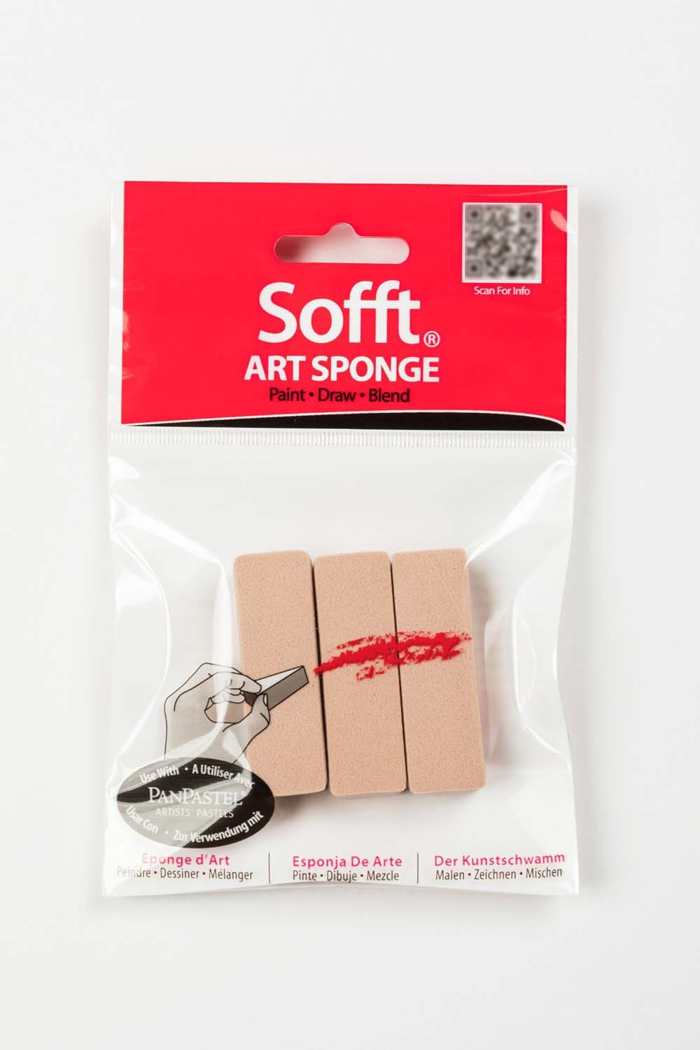 

Губка для сухой пастели Sofft Tools Sponge Bar - Flat
