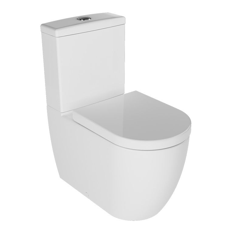 

Унитаз пристенный Quarter Bath Deep 63cm с бачком крышкой Slim и сливным механизмом, белый (70DE06001.00.1_30SCD.03WG)