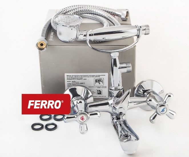 

Смеситель для ванны и душа FERRO RETRO XR11