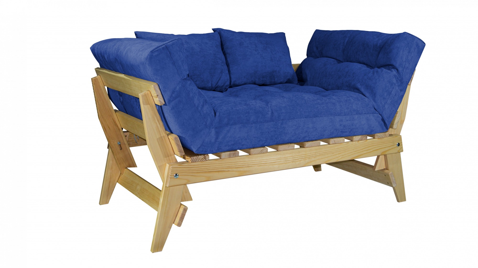 

Диван футон раскладной Futon Art Чайка Синий SG-00-BL-#15