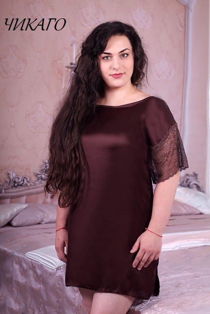 

Рубашка Fleur Lingerie ЧИКАГО  шоколад, Рубашка Fleur Lingerie ЧИКАГО 48 шоколад