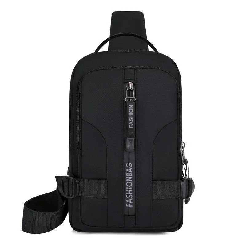 

Сумка слинг мужская BR-S fashionbag нагрудная через плечо черная 1566731022