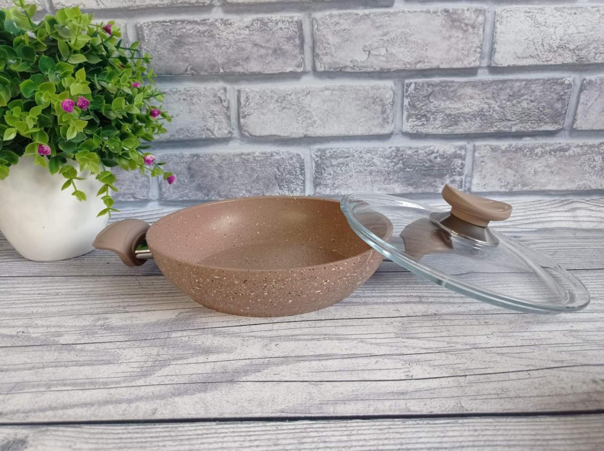 

Омлетница OMS 3214-22-Brown 22 см 1.5 л коричневая