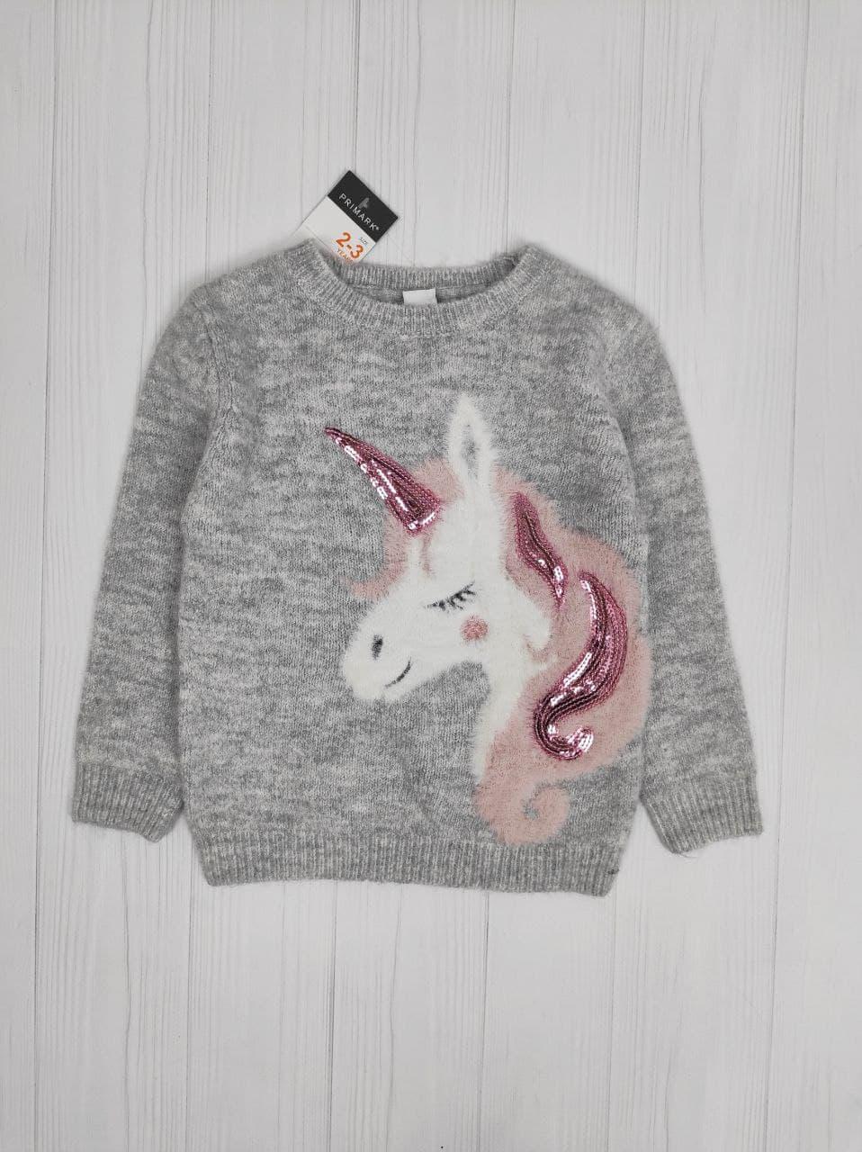 

Свитер для девочки Primark 98 см серый (1037)
