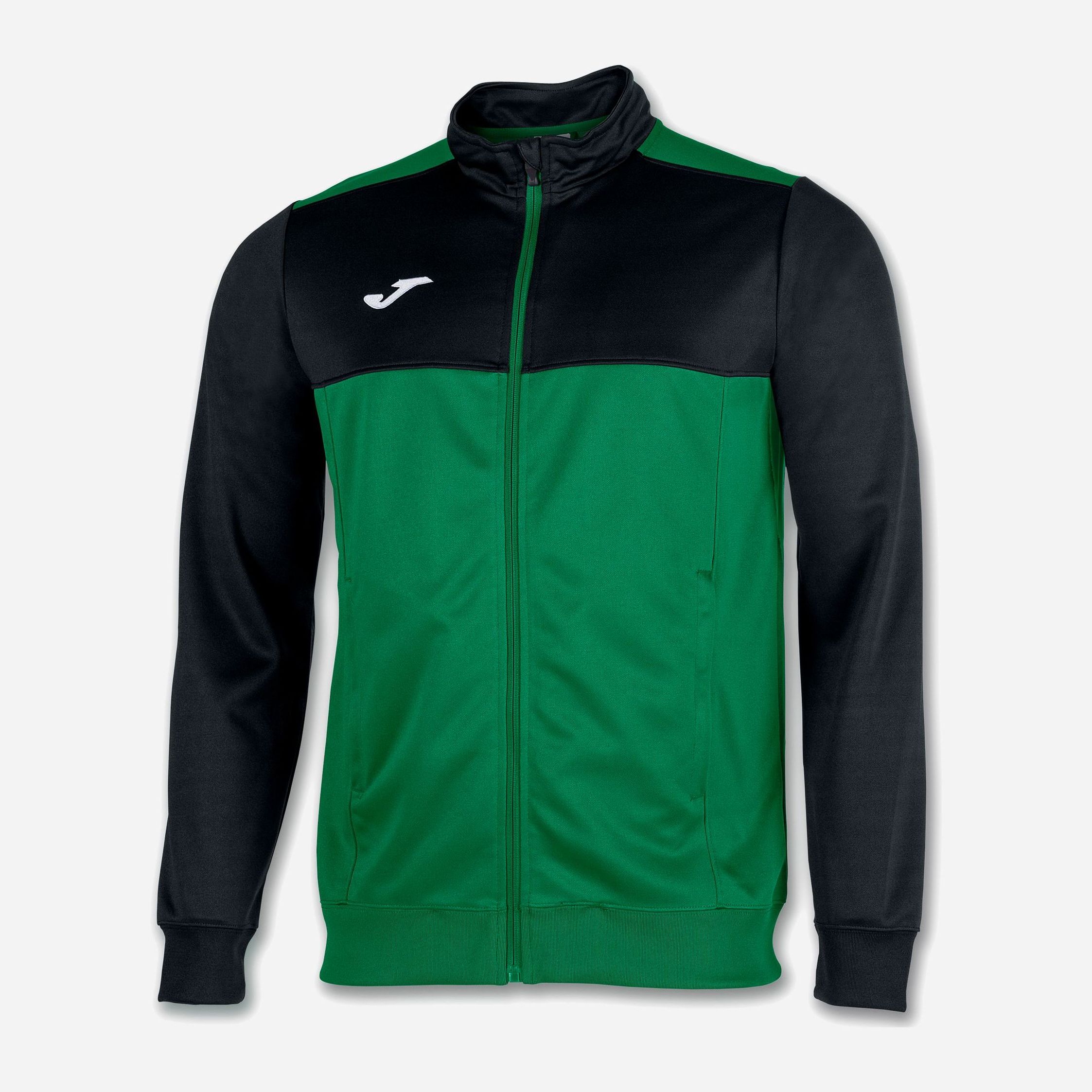 

Спортивная кофта детская JOMA Winner 101008.401-K 109-117 см Черная с зеленым