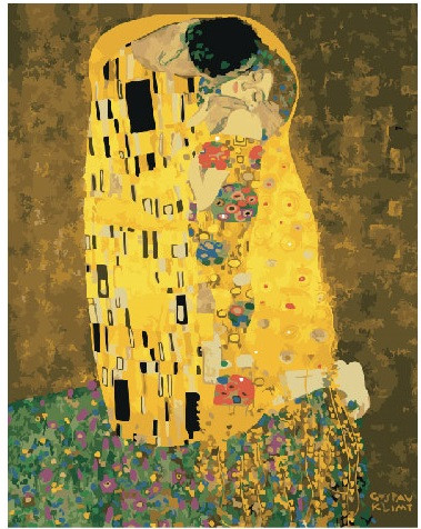 

Картина по номерам. Brushme "«Поцелуй» Густава Климта" GX21783