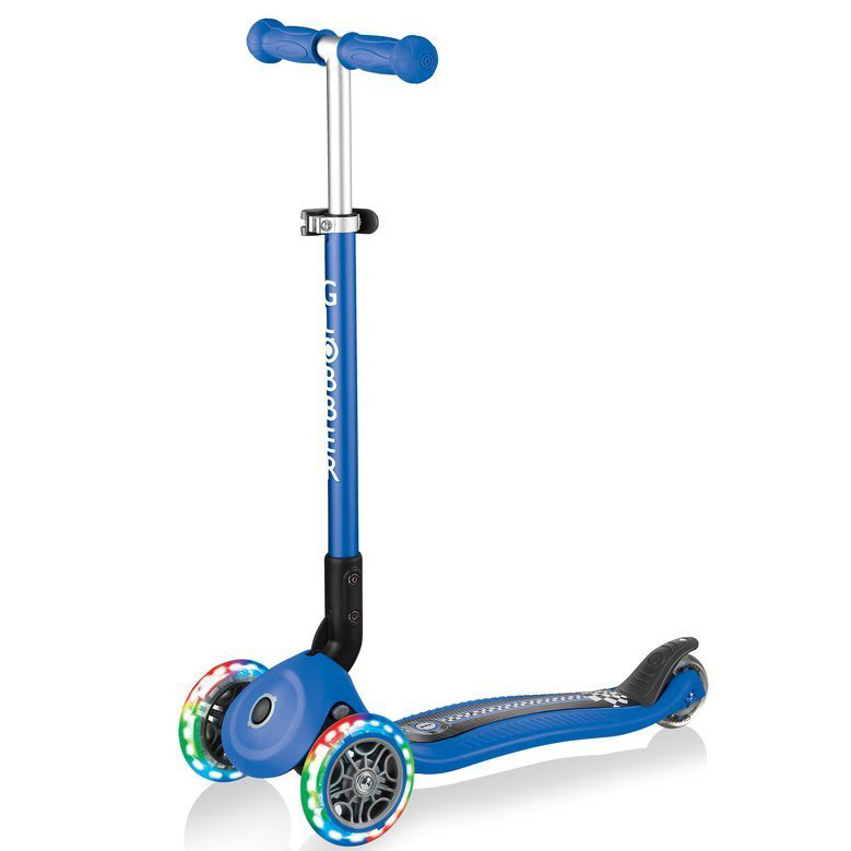 

Самокат детский Globber Primo Foldable Lights Navy Blue Racing (smj107)