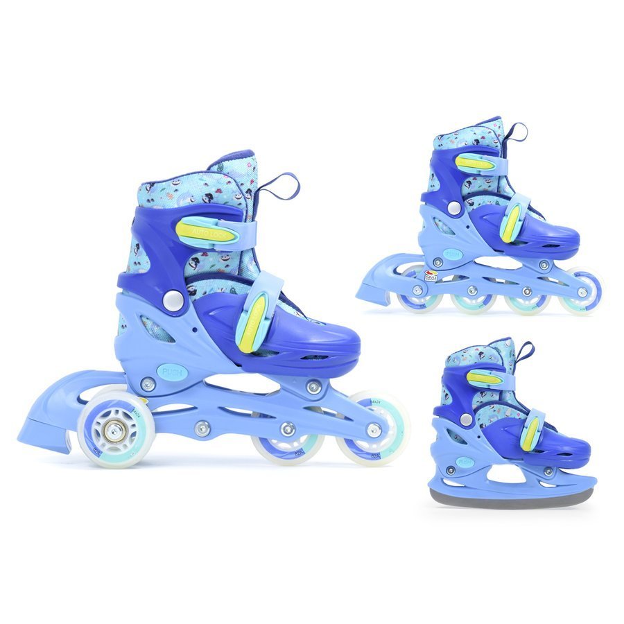 

Ролики коньки 2в1 SMJ sport Blue Shark размер 26-29 (smj103)
