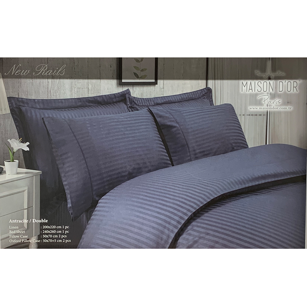 

Постельное белье Maison Dor - NEW RAILS ANTRACITE