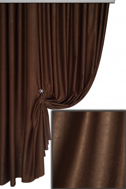 

Портьеры Soft 12 Турция Шоколад(MG-MRS-735014), 275*170 см (2 шт.)