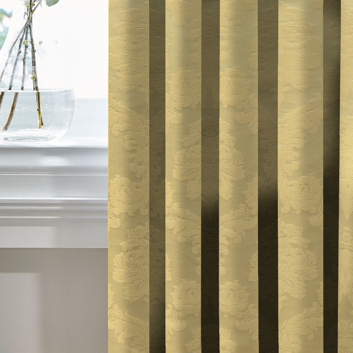 

Шторы Испания MacroHorizon DAMASK Старое Золото, 270*135 см (2 шт.)
