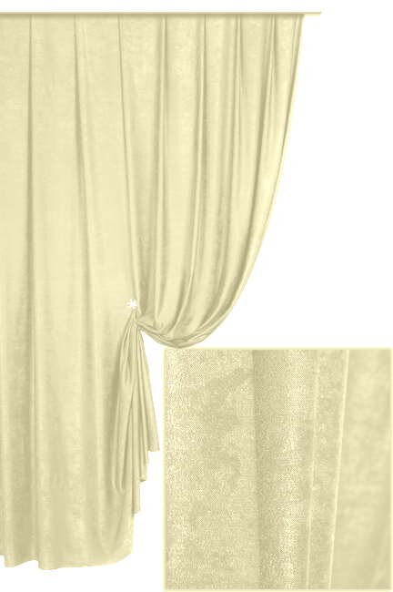 

Портьеры Soft 02 Турция Кремовый(MG-MRS-735020), 275*170 см (2 шт.)