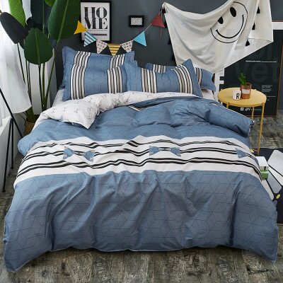 

Постельное белье полуторное "Homytex" Classic Blue lagoon