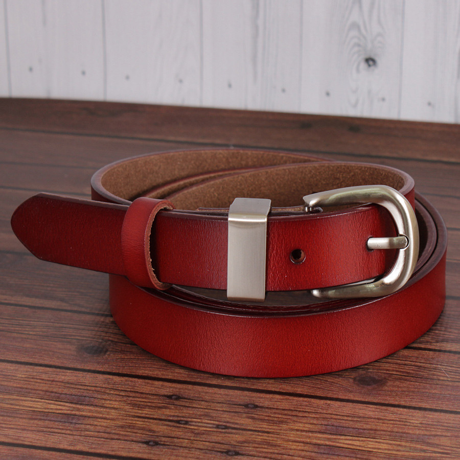 

Ремень женский кожаный de esse 105 см Красный L9331-2