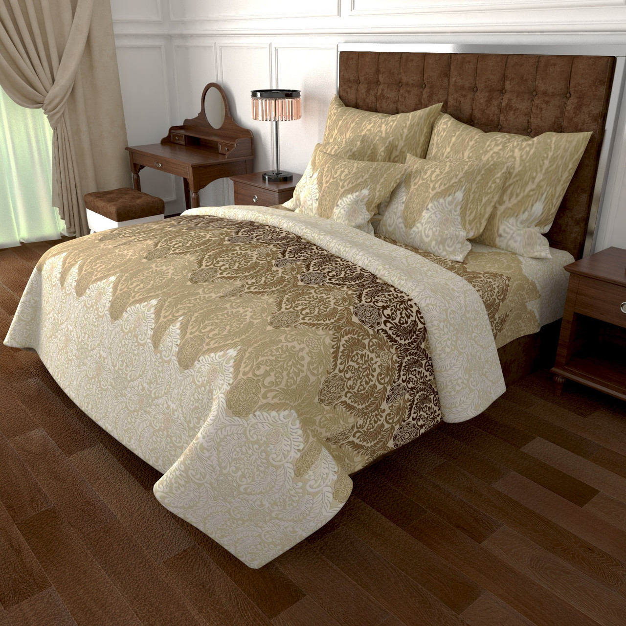 

Комплект постельного белья Krispol семейный GOLD LUX 150x220x2 (430.156984.2)