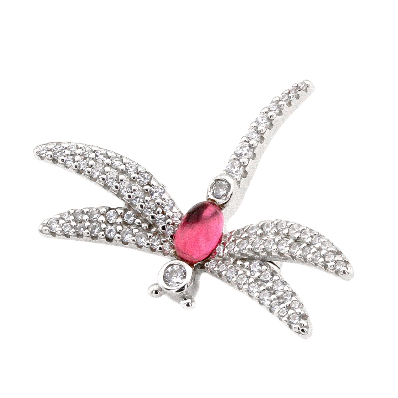 

Серебряная брошь "Стрекоза" СI18002-3 Диамант