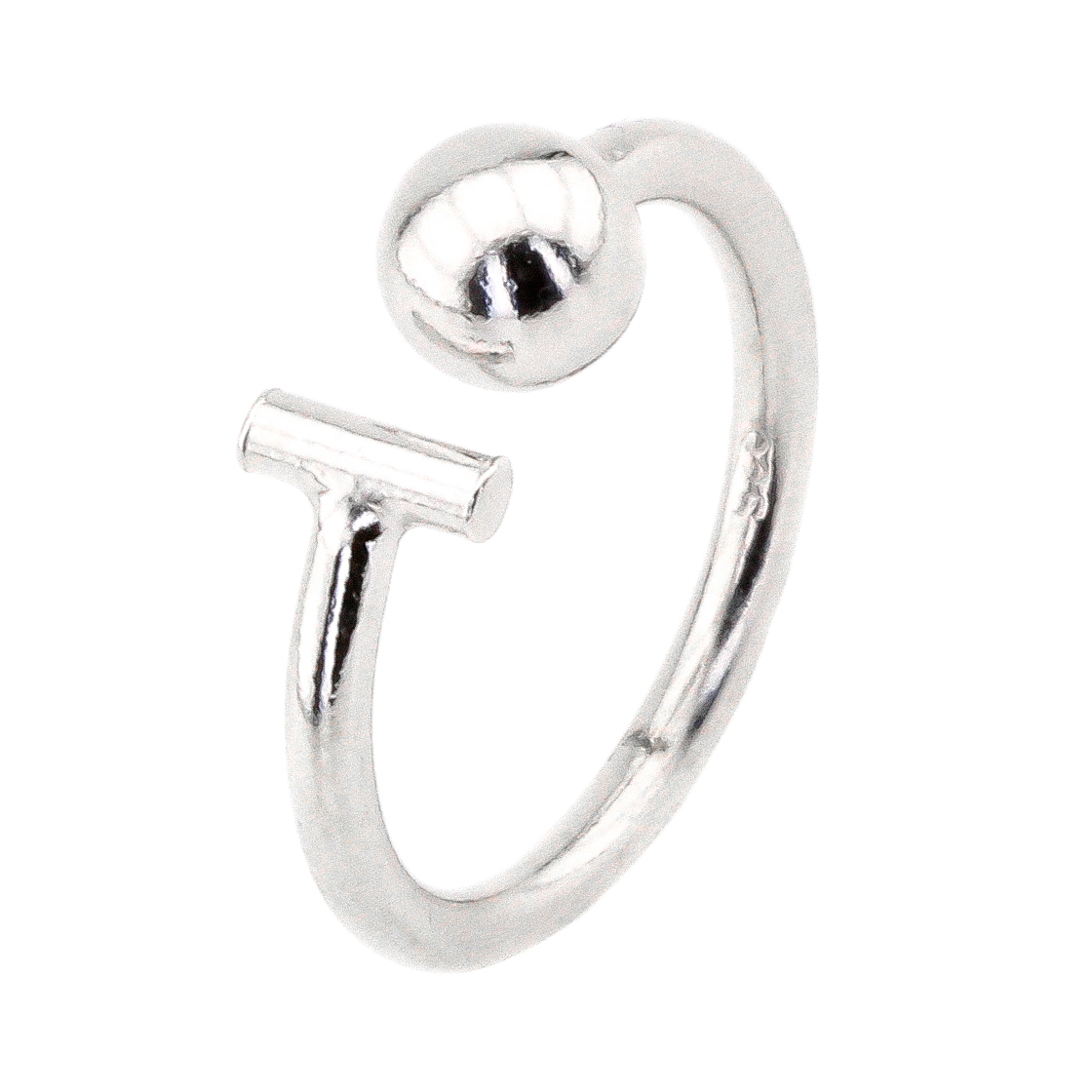 

Серебряное кольцо в стиле минимализм K11619 Диамант, 16 размер