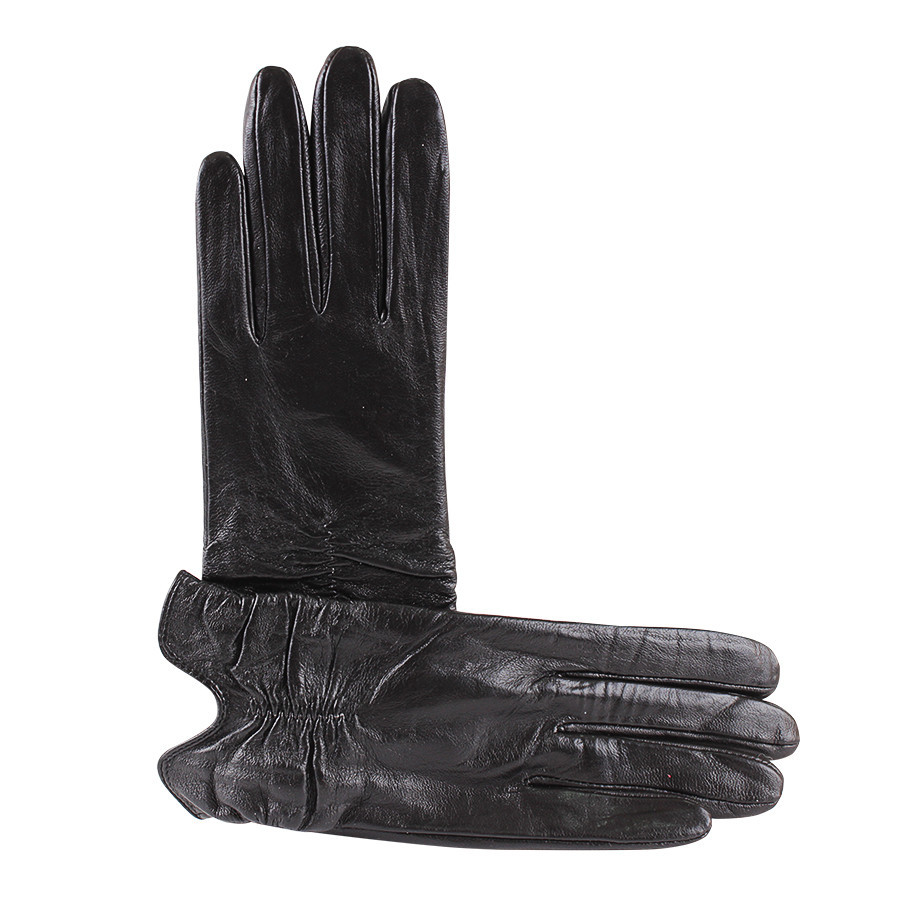 

Перчатки женские Кожаные de esse 6.5 Черные L0797-1