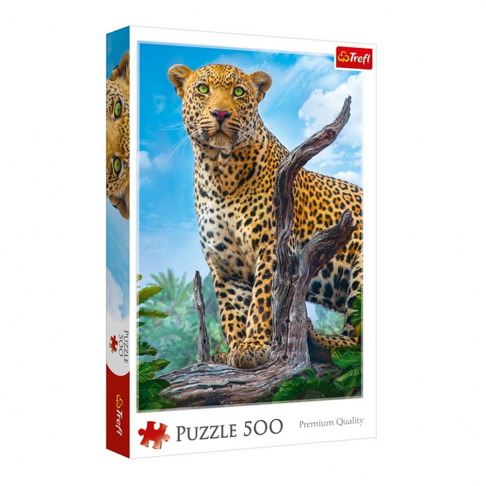 

Пазлы "Дикий леопард" Trefl 37332T (500 эл.)