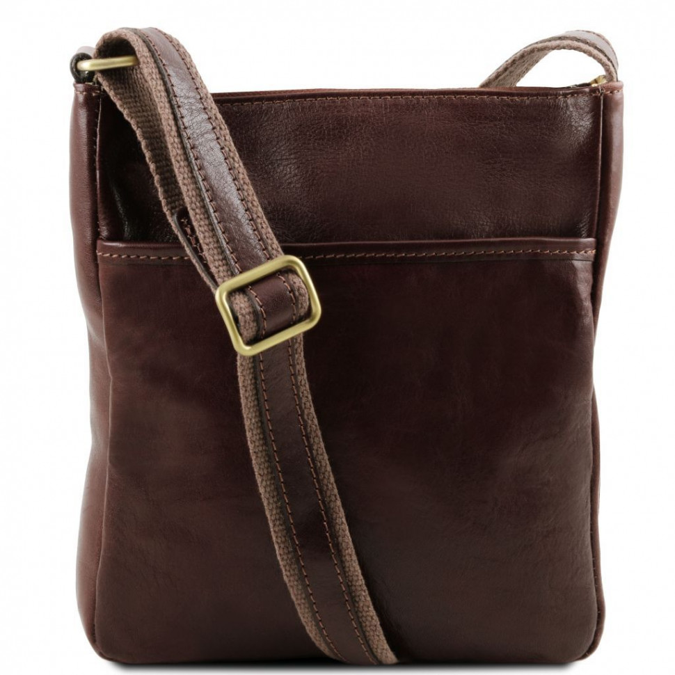 

JASON - Мужская кожаная сумка через плечо Tuscany Leather TL141300 (Темно-коричневый)