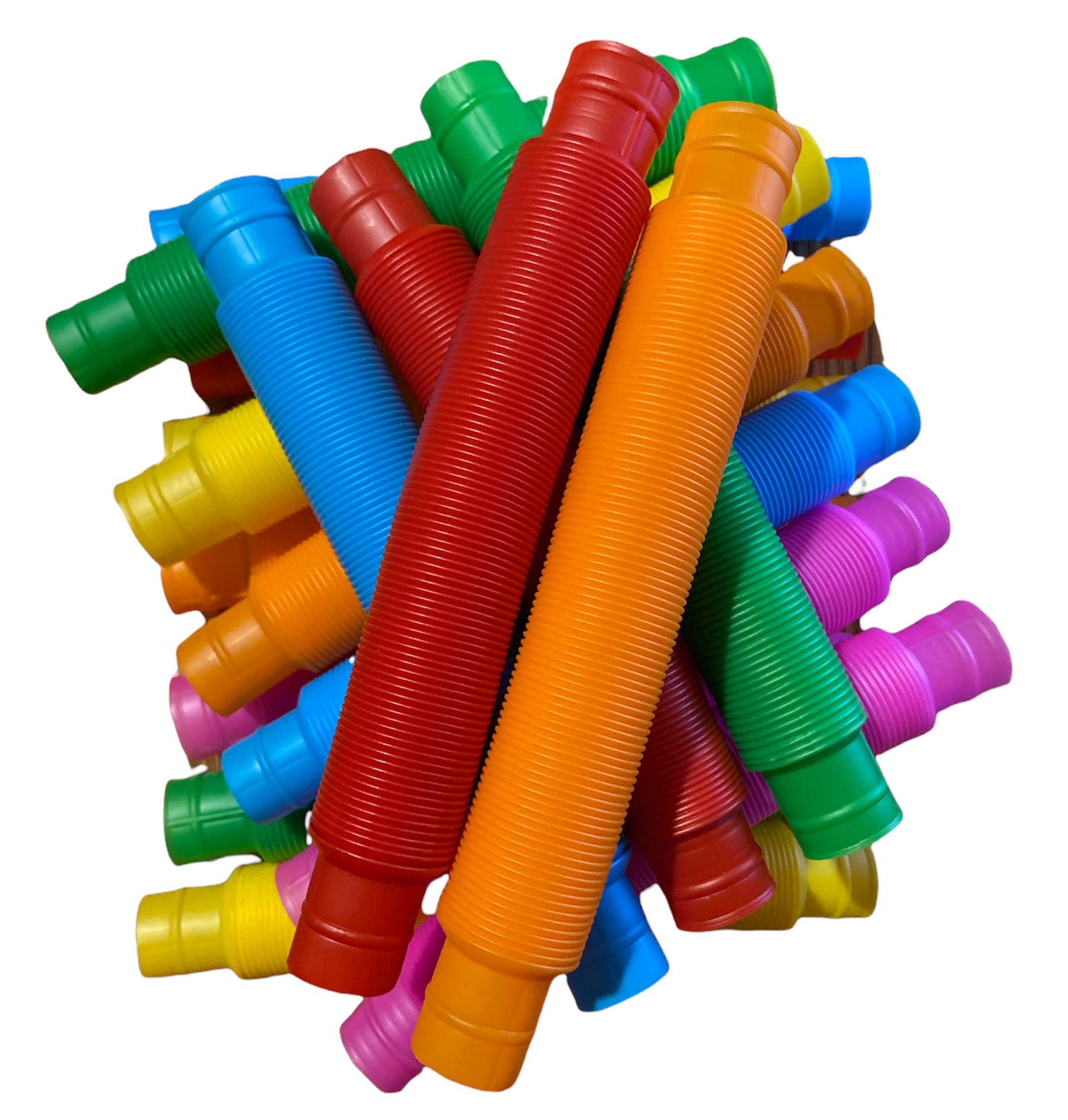 

Развивающая сенсорная детская игрушка Pop Tube антистресс поп туб 3 в 1 большой в коробке 18 шт (AN-0098)