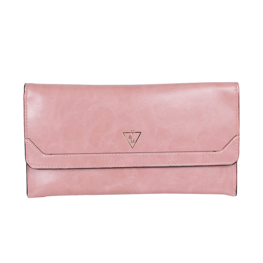 

Женский кожаный кошелек Розовый 8335-3-PINK