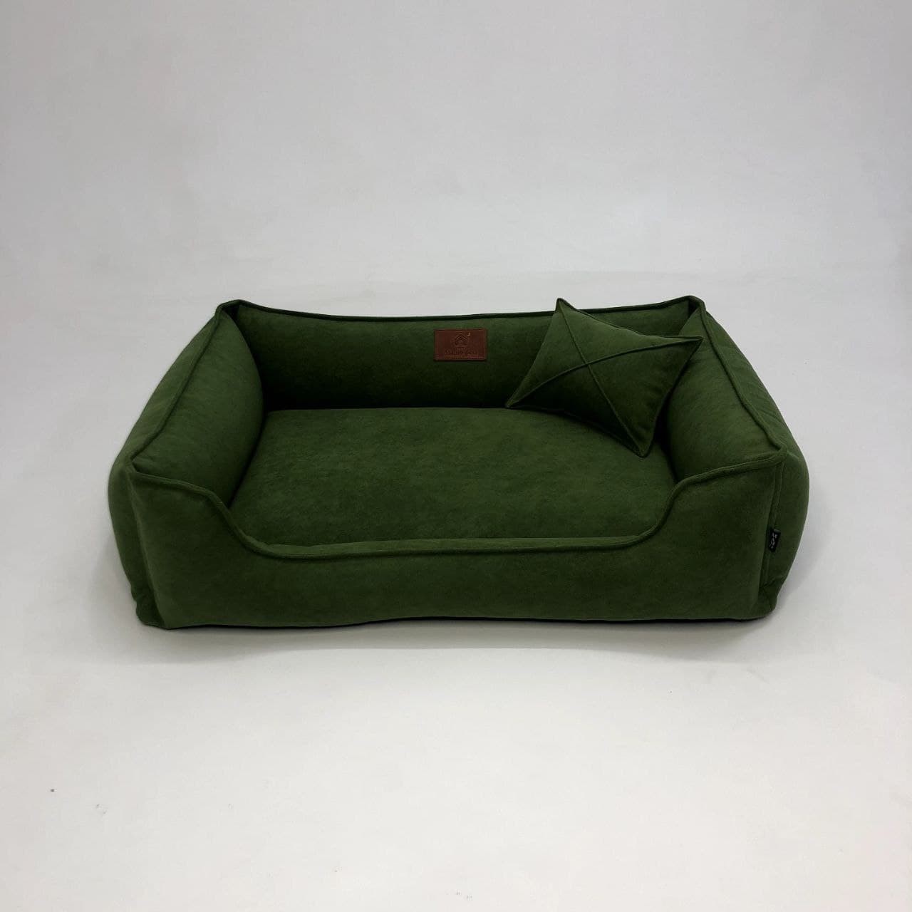 

Лежак для собак Mamo pets Comfortable Divotex Omega Велюр L (90x60) Green