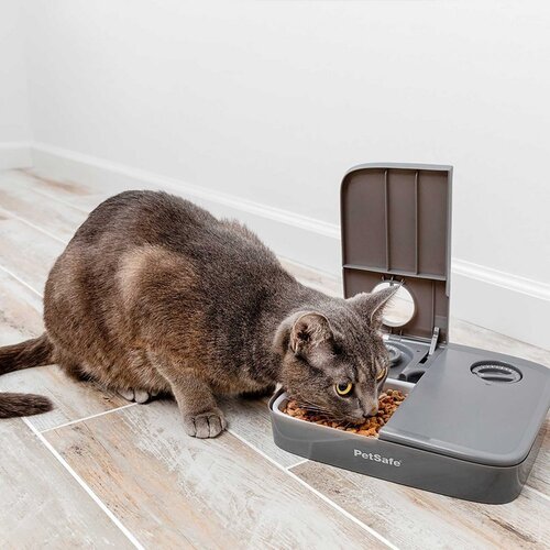 

Автоматическая кормушка для котов и собак с таймером Automatic 2 Meal Pet feader 2 х 355 мл PetSafe BGL-PS-91