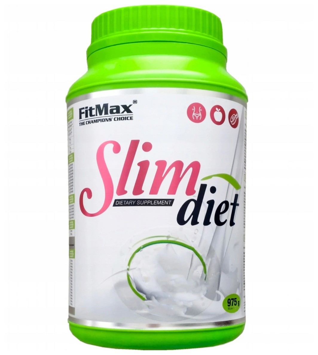 

Заменитель питания FitMax Slim Diet 975 грамм Пина колада